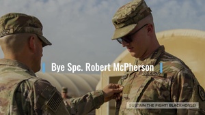 Sgt. Robert McPherson's Promotion
