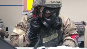 165th Airlift Wing conducts operational readiness exercise - emergency operations center