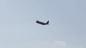 Balikatan 2019: Marine KC-130J delivers cargo at CERAB