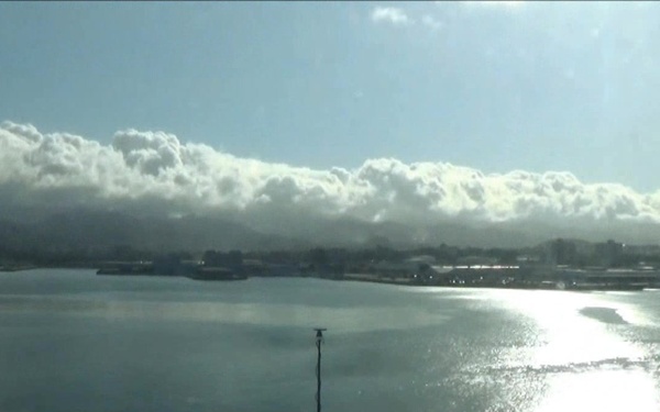 USS Zumwalt (DDG 1000) Transiting Pearl Harbor Timelapse