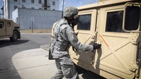 The 253rd Transportation Company trains with First Army instructors