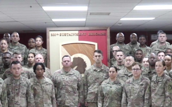 NCAA Men's Basketball National Championship National Anthem Live Shot