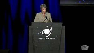 Air Force Secretary Speaks at 35th Space Symposium