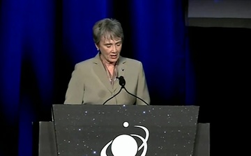 Air Force Secretary Speaks at 35th Space Symposium