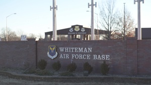 Whiteman AFB Main Gate Sign