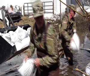 ND National Guard Fights Cass County Flooding