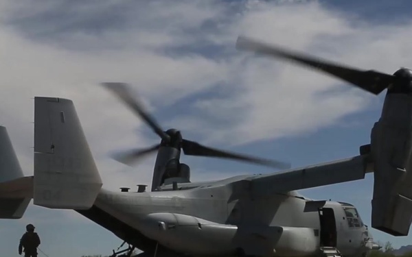 Marines Conduct Osprey Flight Operations During WTI 2-19
