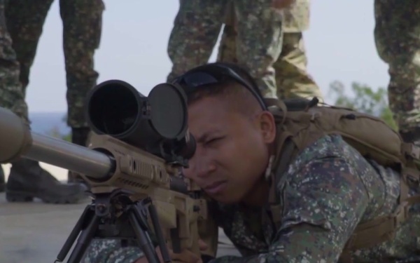 Balikatan 2019: U.S. and Philippine Reconnaissance Marines Long Range Weapons Training