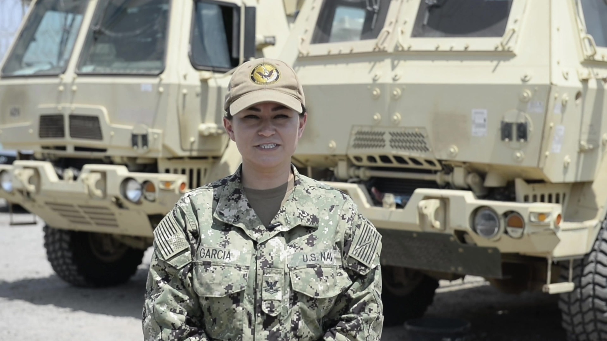 CAMP LEMONNIER, Djibouti - PO2 Gabriela Garcia forward-deployed to Camp Lemonnier, Djibouti and Combined Task Force-Horn of Africa, shoutout to family and a Memorial Day thank you for Diesel Brothers show, April 2, 2019.
