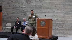 COL Hall, ACI director talks at NU Cyber Day
