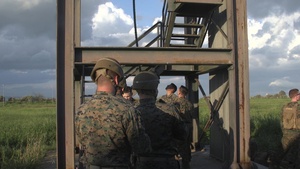 Charlie Company conducts fast-rope training