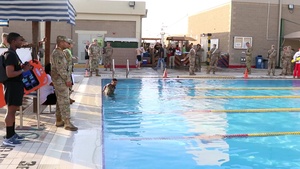 Go for Gold: Service Members Swim at GAFB to Advance