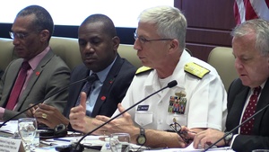 Commander of U.S. Southern Command Adm. Craig Faller at Resiliency Partnership