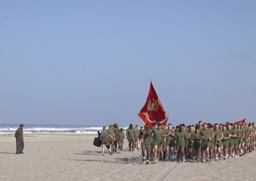 B-Roll Headquarters and Support Battalion conducts a battalion run