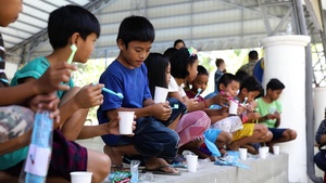 Balikatan 2019: Service members share health information during cooperative health engagement