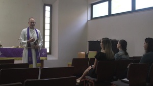 Chaplain provides spiritual guidance to SPMAGTF-CR-AF