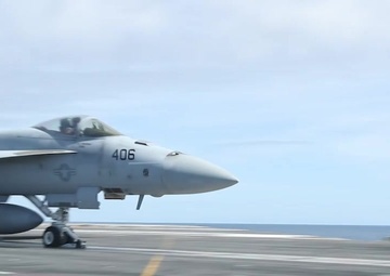 F/A-18 Strike Fighter Aircraft Begin Operations in Sixth Fleet
