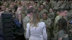 Wives of President, Vice President Visit Troops at Fort Bragg