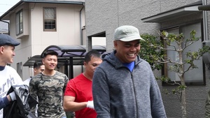 Iwakuni Marines, Sailors build bonds with Japanese by volunteering (Package/Pkg)