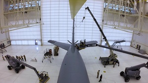 KC-135 Tail Rudder Replacement