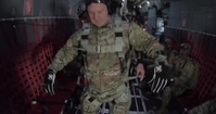 24th SOW commander relinquishes command, performs final military free fall jump