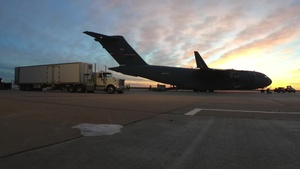 Time Lapse of GPSIII Being Loaded on C-17 (Outside View)