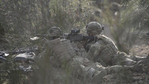 2CR 3/2 Platoon Live Fire Exercise