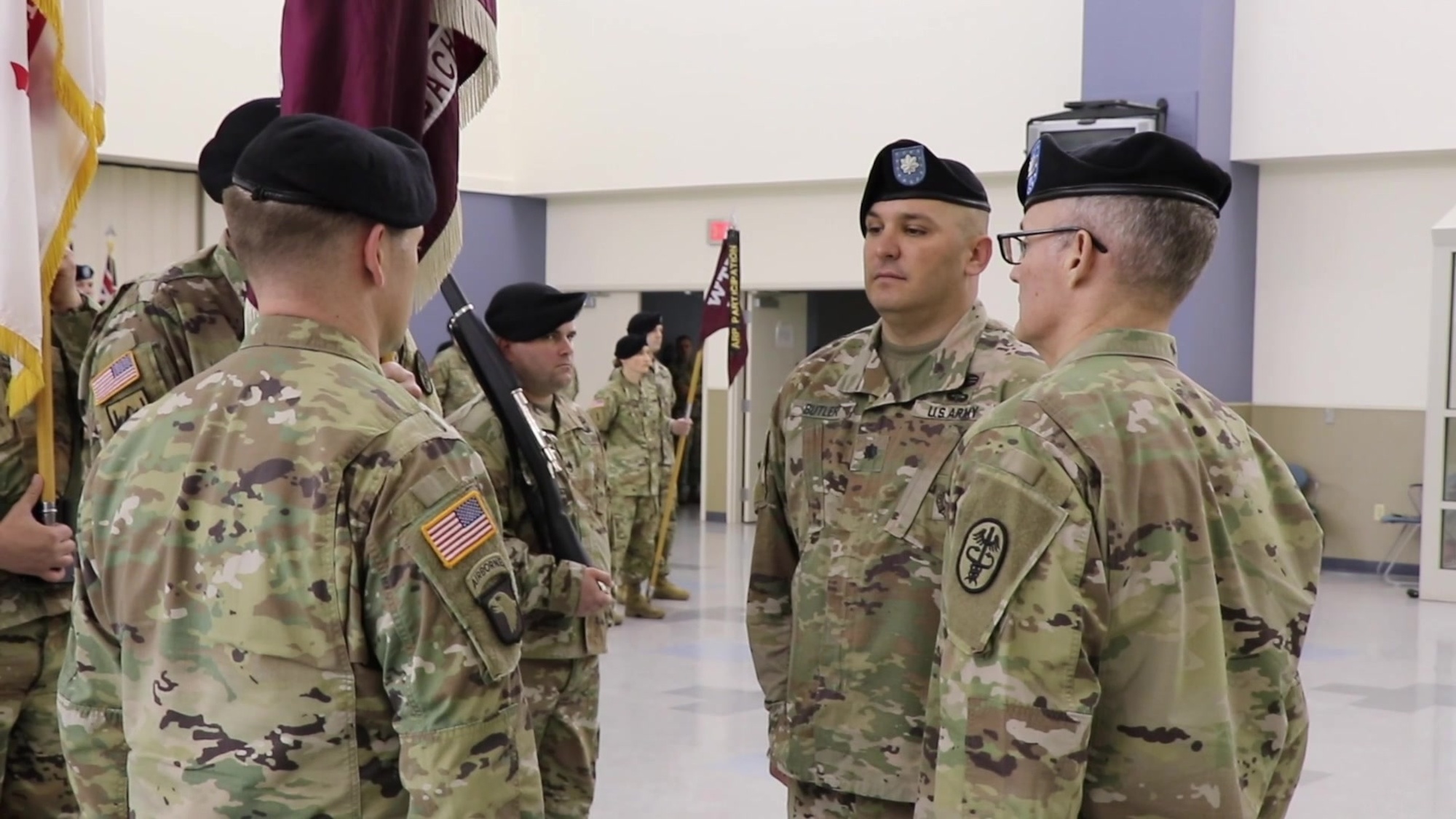 FORT CAMPBELL, Ky. – A Kentucky native assumed command of the Fort Campbell Warrior Transition Battalion during a change of command ceremony on post, April 18. Lt. Col. Heath Holt, from Greenville, Kentucky will lead a team of Soldiers and civilian employees responsible for providing personalized support and care to wounded, ill and injured service members. The WTB provides personalized support to wounded, ill and injured Soldiers who require at least six months of rehabilitative care and complex medical management.