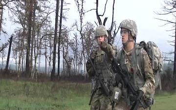 Army Reserve Birthday shout out with Sgt. Kevin Harrington and Spc. Antonio Negron.