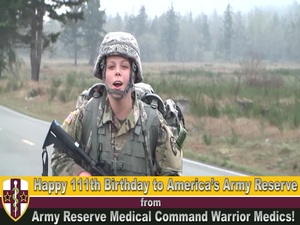 Army Reserve Birthday shout out with Staff Sgt. Jade Fitzgerald