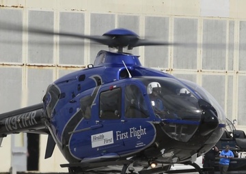 45th Space Wing, Local Emergency Responders Partner for Med Evac Training