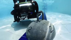 A Multimedia Piece about U.S. Navy Divers Showing Colombian divers how to operate their remotely operated underwater vehicle as part of Southern Partnership Station '14.