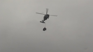 USS Abraham Lincoln Conducts a Vertical Replenishment at Sea