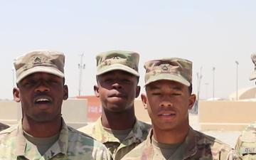 Sgt. Thatrian Rouse Pfc. Vasante Williams Pvt. Ramario Garrett Pvt. Antonio Reaux Spc. Matthew Torres