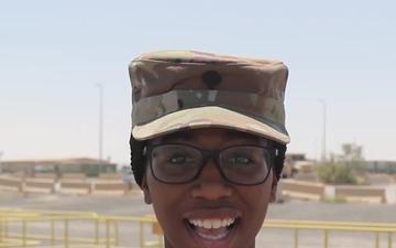 Mother's Day Shoutout: Spc. Charmaine Amos