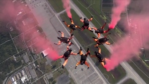 US Army Parachute Team Golden Knights B-Roll