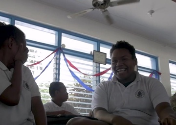 U.S. Army Medical Outreach Team visits the Palauan State of Peleliu