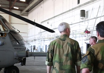 Norwegian Ambassador Kare Aas visits Carolina MAGTF