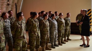 Secretary of the Air Force Heather Wilson visits Aviano Air Base