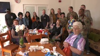 U.S. Soldiers engage with Romanian community
