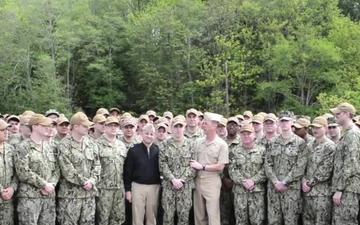 CNO and MCPON Shoutout with USS Nevada (SSBN 733) crew