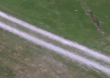 Aerial view of Union Dike Apr. 17, 2019