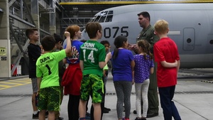 MCAS Iwakuni children participate in MAG-12 Junior Recruit Day (Package/Pkg)