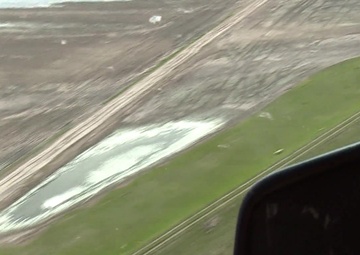 Aerial view of Levee L575A Apr. 15, 2019