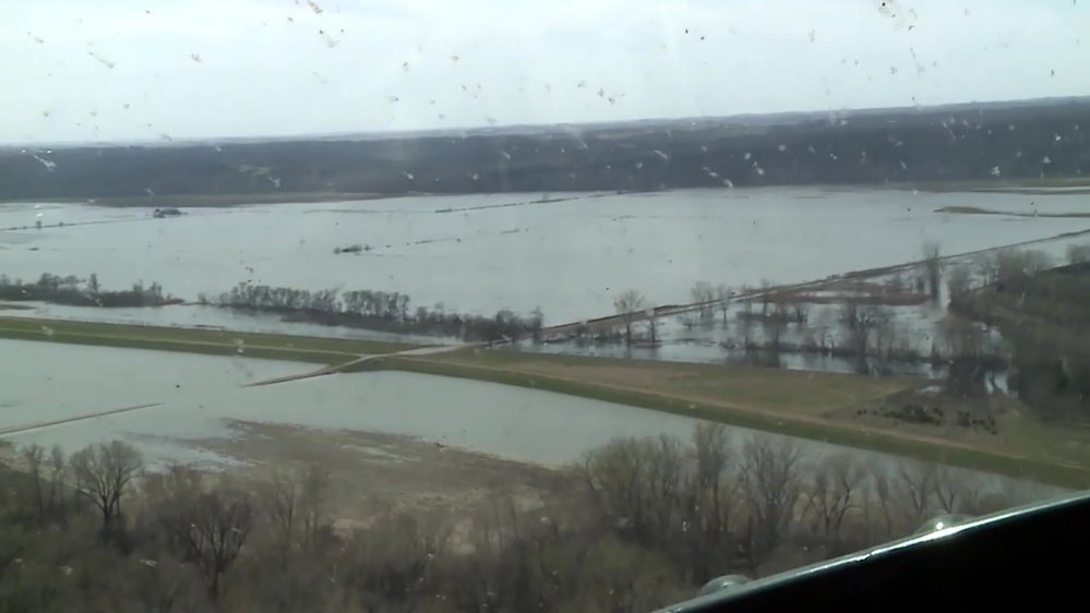 DVIDS - Video - Aerial view of Levee L575 Apr. 15, 2019 east of ...