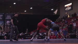Marines Support Wrestlers at US Open Championships
