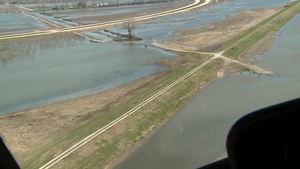 Aerial View of Levee L611-614 Near Highway 34 to Downstream End Apr. 15, 2019