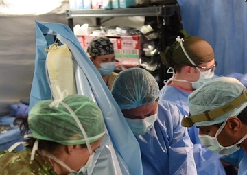 86th Medical Group Airmen work hand in hand with Romanian medical personnel