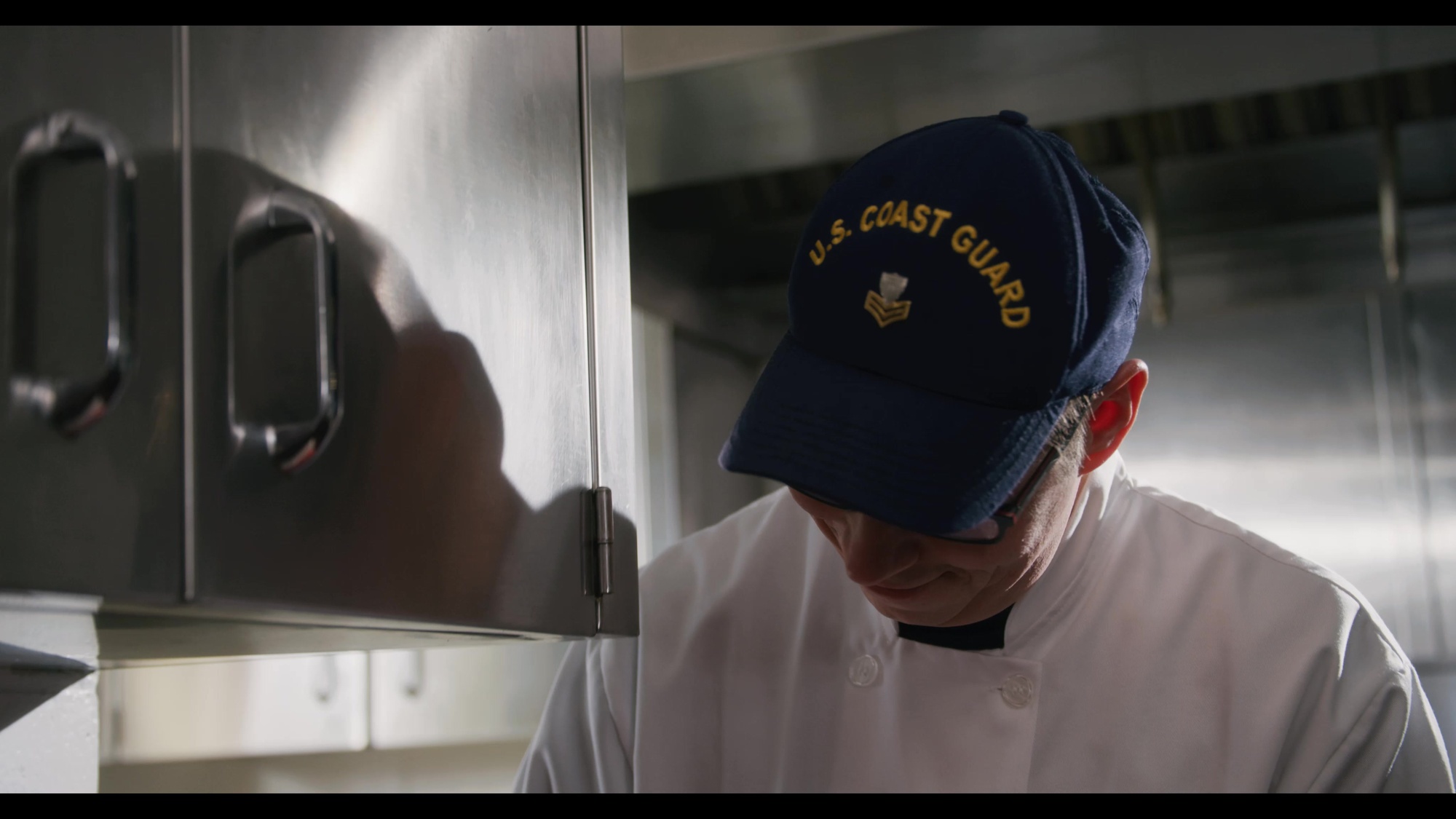 In this video produced by Coast Guard Recruiting Command, culinary specialists are filmed performing their duties at Coast Guard Station Cape Charles, Virginia, March 21, 2019, for a recruiting advertisement television spot. U.S. Coast Guard video.