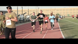 Soldiers Celebrate the Army Reserve’s 111th Birthday in Kuwait without Lower Thirds